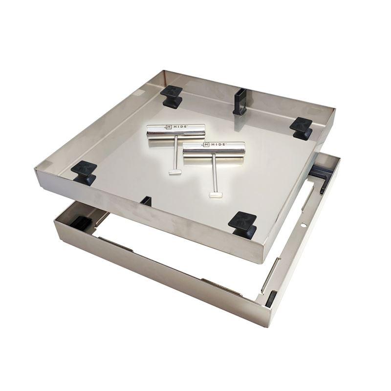 12" HIDE Skimmer Cover - Concrete Countertop Solutions