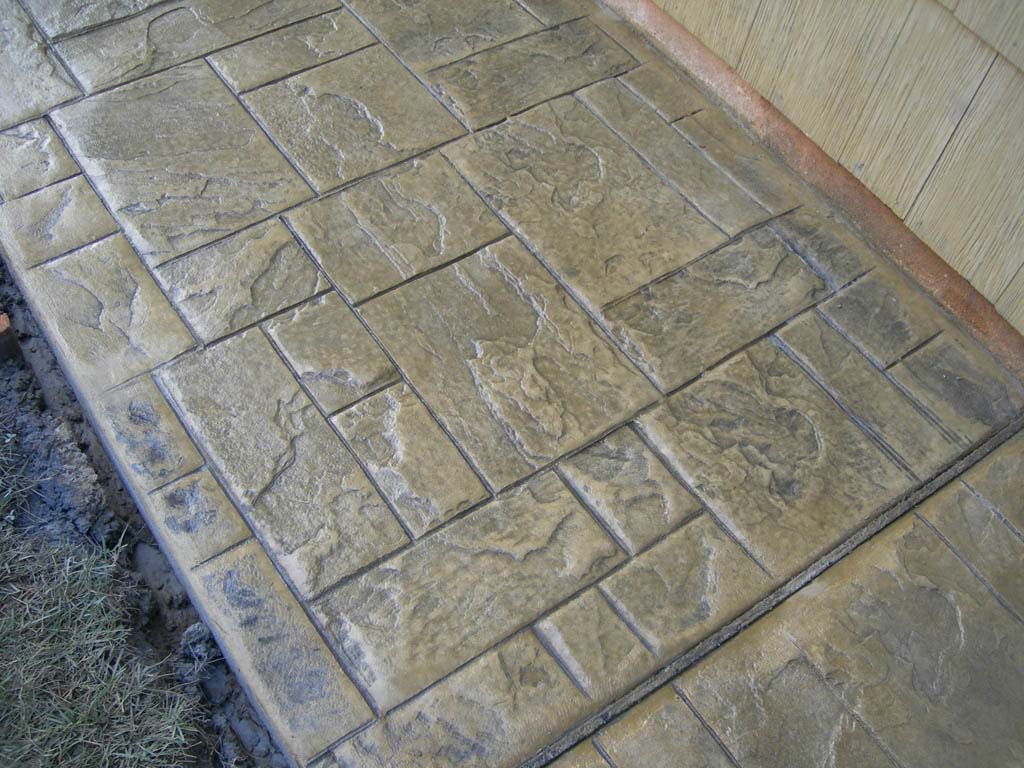 Ashler Notched Slate Stamp - Concrete Countertop Solutions