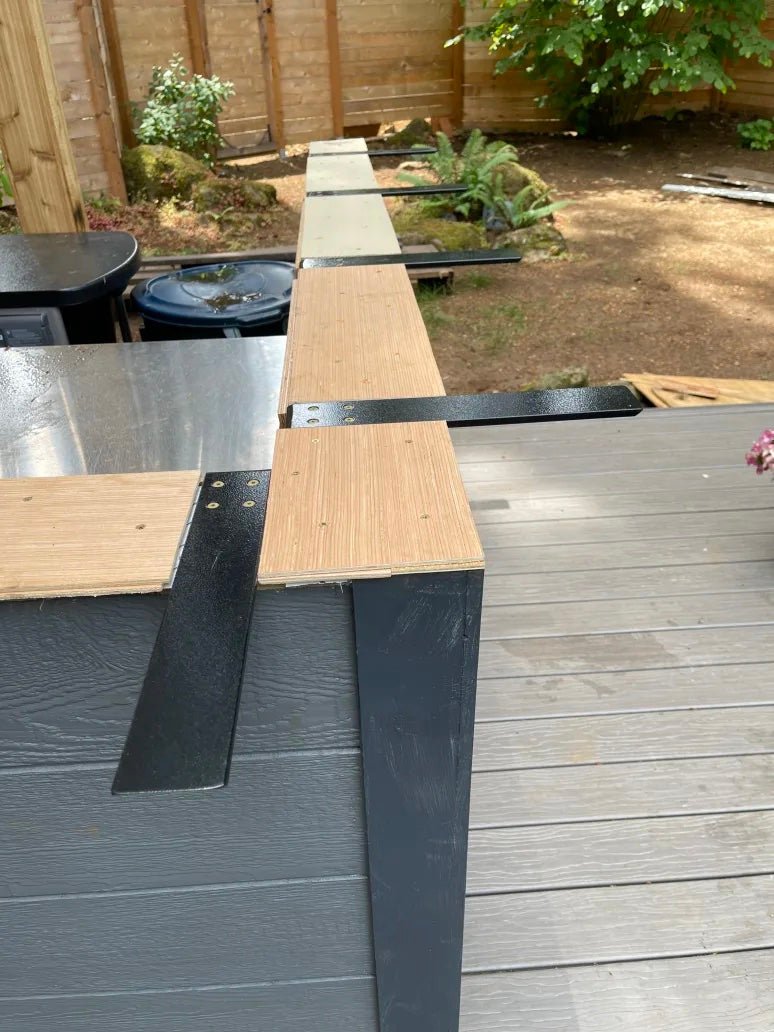 Back Mount Support Bracket - Concrete Countertop Solutions