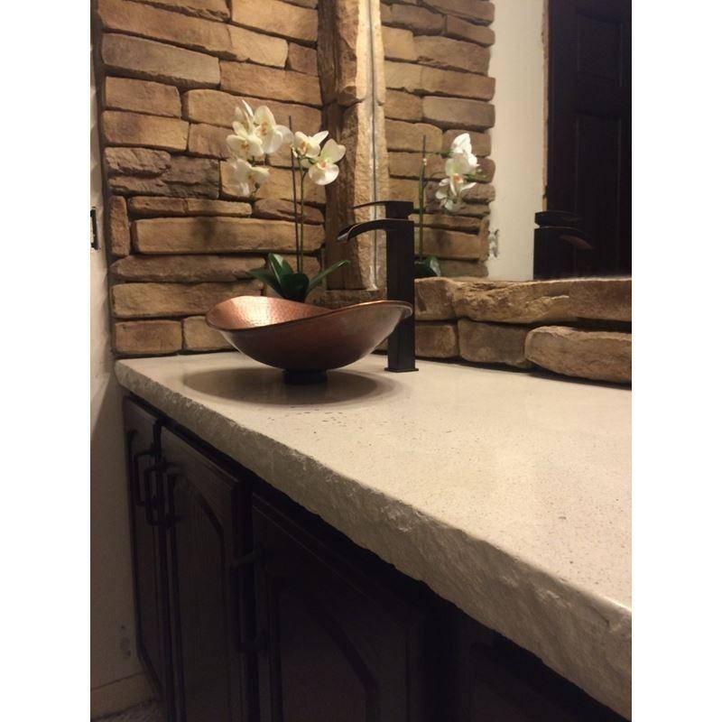 Rock Face Form Liner - Concrete Countertop Solutions