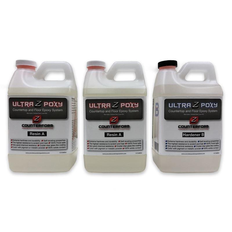 SBC Liquid Glass Countertop Epoxy 1 Gallon & 1 Gallon Kits: Best Decorative  Concrete Training and Products - Something Better  Corporation-betterpaths.com