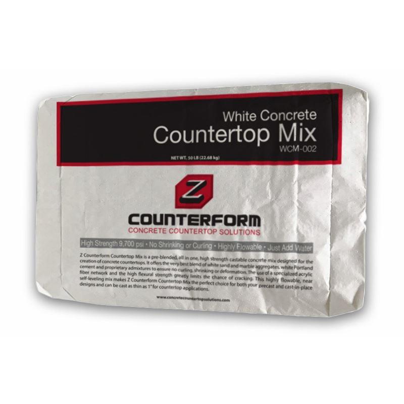 White Countertop Mix - Concrete Countertop Solutions