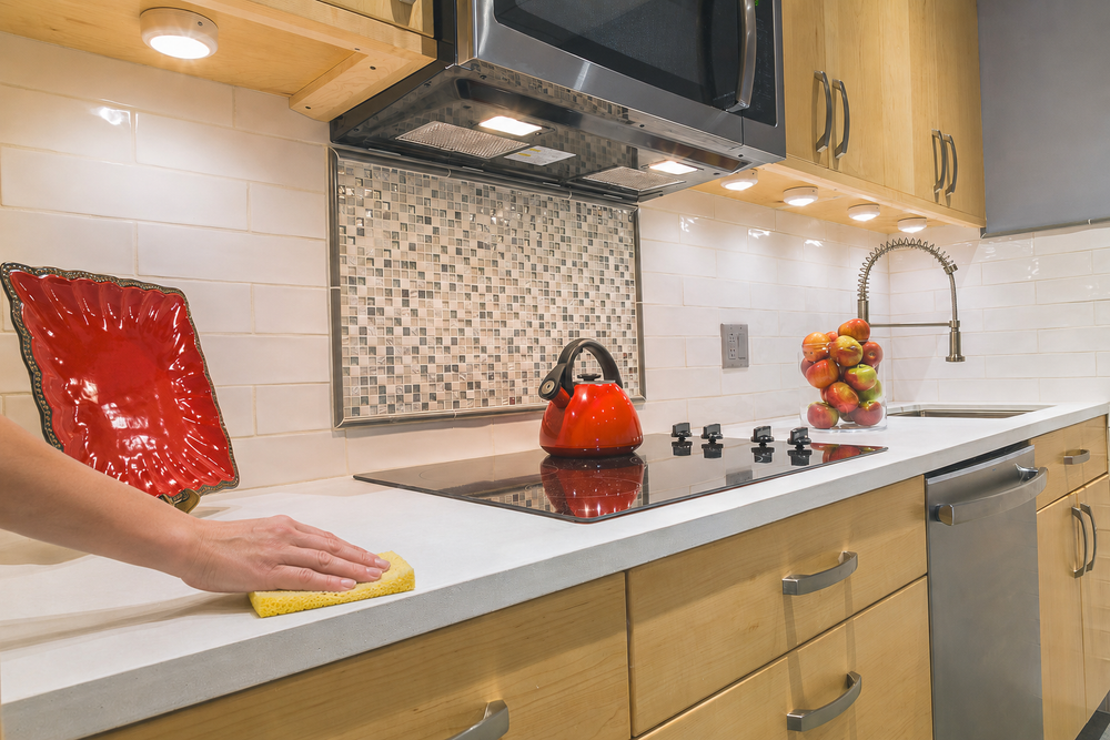 How to Clean and Maintain Sealed Concrete Countertops | Concrete ...