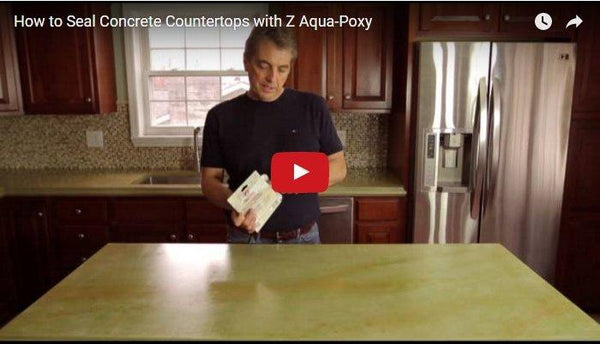 How to Apply Z Aqua-Poxy - Concrete Countertop Solutions