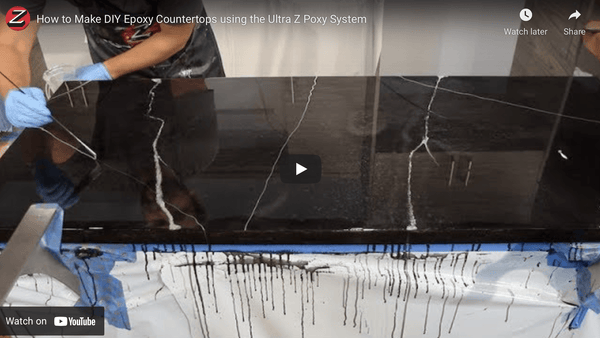 How to Make DIY Epoxy Countertops using the Ultra Z Poxy System - Concrete Countertop Solutions