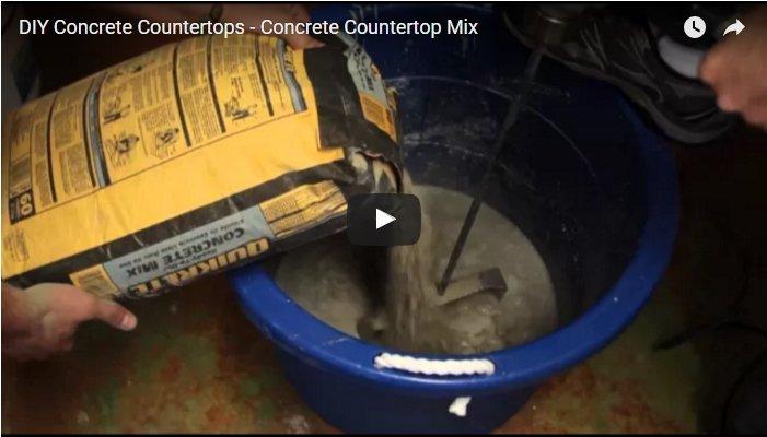 How To Mix a Z Counter-Pack - Concrete Countertop Solutions