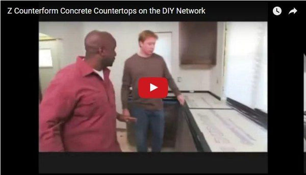Z Counterforms as seen on DIY Network's ''I Hate My Kitchen'' - Concrete Countertop Solutions