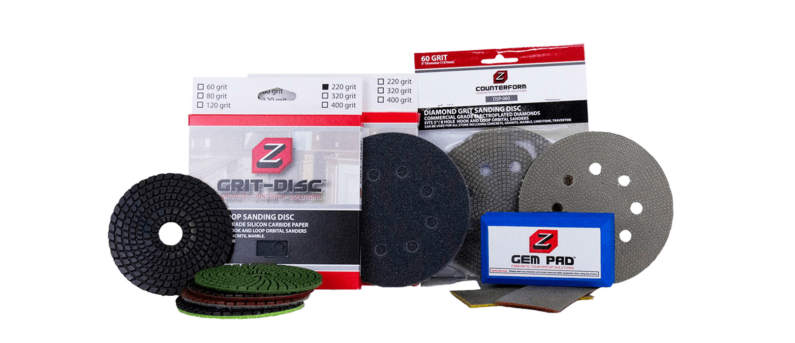 Abrasives for Concrete Countertops | Concrete Countertop Solutions