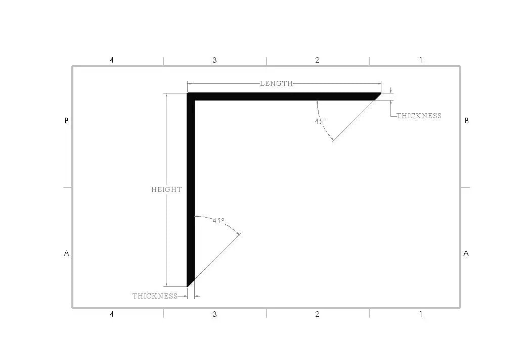 Right Angle Support Bracket