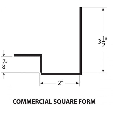 In Bar Form Commercial Bar Form Package - Large Square Edge | Counterform