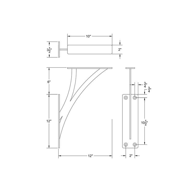 Floating Bar Support Floating Bar Bracket V2