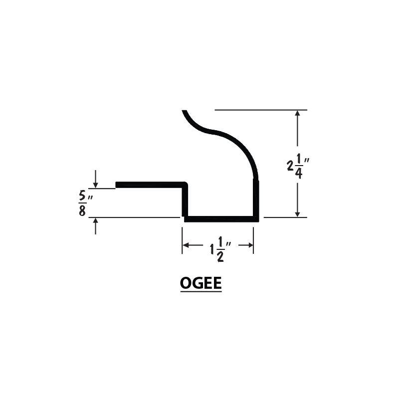Ogee Edge Countertop Form - Concrete Countertop Solutions
